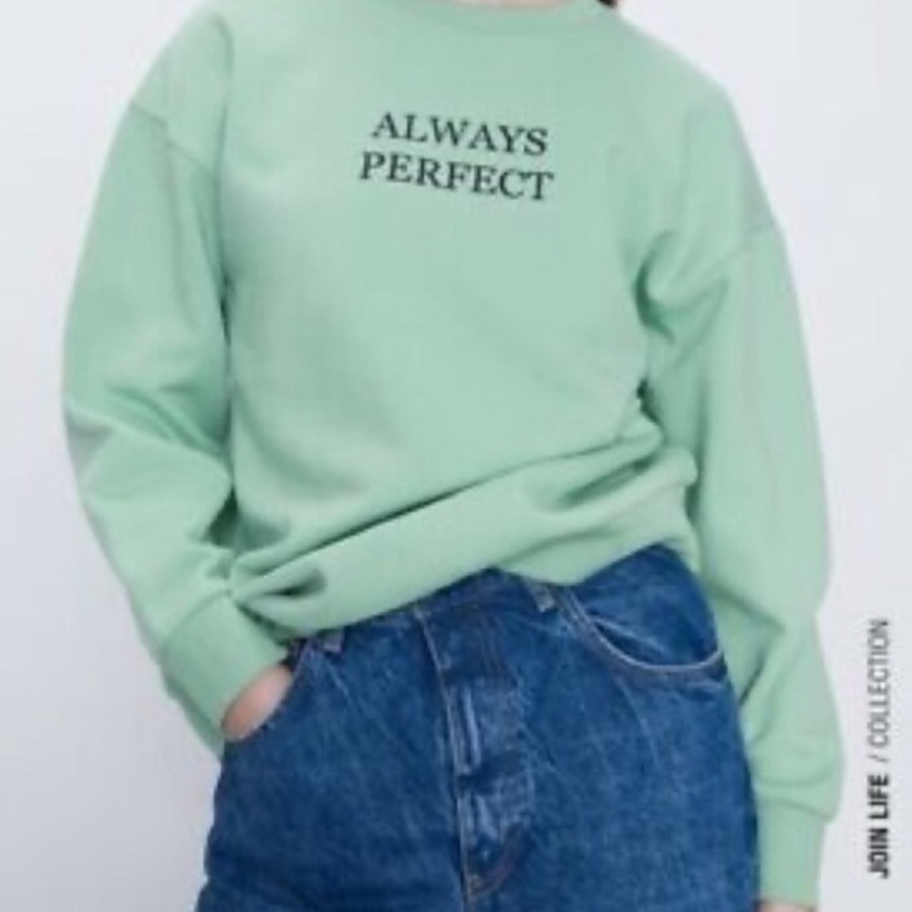 Zara Always Perfect Crewneck Sweatshirt